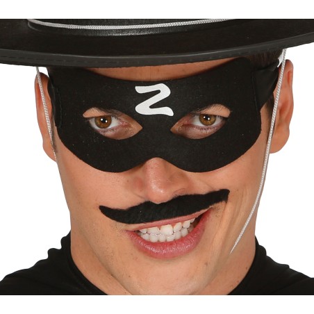 Antifaz zorro negro con la z-El Informal