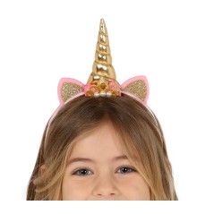 Diadema unicornio oro para niña-El Informal Santander