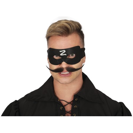 Antifaz zorro negro con la z