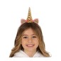 Diadema unicornio oro para niña