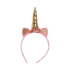 Diadema unicornio oro para niña-El Informal Santander