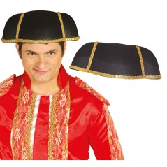 Montera torero adulto ribetes dorados sombrero-El Informal Santander
