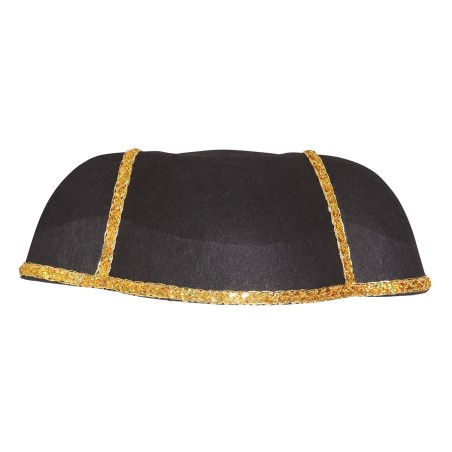 Montera torero adulto ribetes dorados sombrero