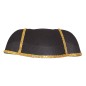 Montera torero adulto ribetes dorados sombrero