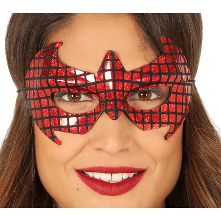 Antifaz rojo spider super heroe-El Informal