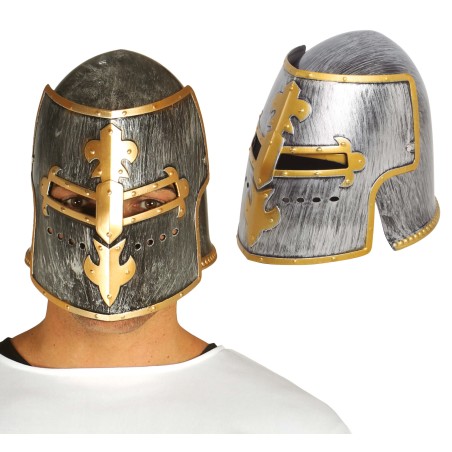 Casco calballero medieval yelmo plastico duro-El Informal Santander