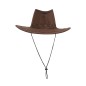 Sombrero vaquero ante marron oeste