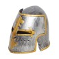 Casco calballero medieval yelmo plastico duro
