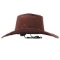 Sombrero vaquero ante marron oeste