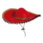Sombrero mejicano mariachi rojo