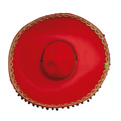 Sombrero mejicano mariachi rojo-El Informal Santander