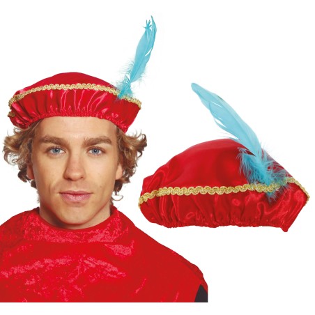 Gorro paje de rey rojo-El Informal Santander