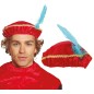 Gorro paje de rey rojo