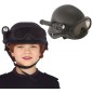 Casco SWAT antidisturbios infantil con linterna