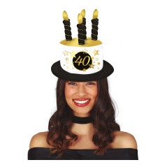 Sombrero velas 40 cumpleaños