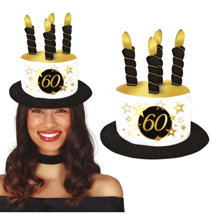 Sombrero velas 60 cumpleaños-El Informal Santander