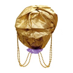 Turbante arabe oro paje-El Informal Santander