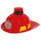 Casco de bombero con luz y sirena