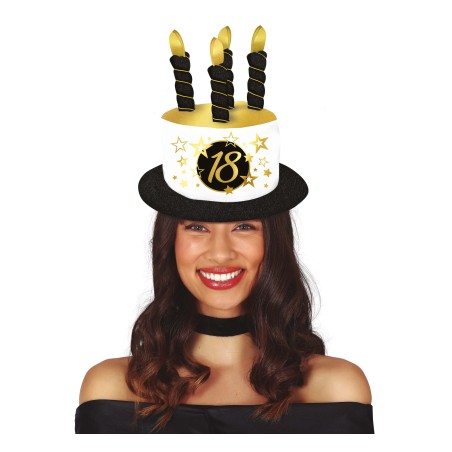 Sombrero velas 18 cumpleaños