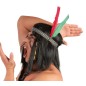 Penacho indio cinta con plumas