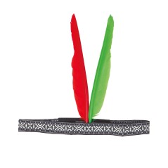 Penacho indio cinta con plumas-El Informal Santander