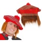 Sombrero escoces con pelo