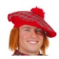 Sombrero escoces con pelo