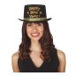 Chistera negra Happy new year