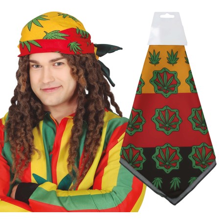 Pañuelo rasta complemento disfraz jamaicano-El Informal Santander