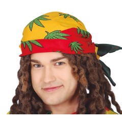 Pañuelo rasta complemento disfraz jamaicano