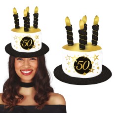 Sombrero velas 50 cumpleaños-El Informal Santander