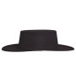 Sombrero cordobes negro flocado