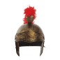 Casco soldado romano centurion dorado