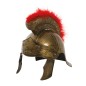 Casco soldado romano centurion dorado