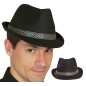 Sombrero gangster negro mascota
