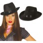 Sombrero gangster negro alta calidad