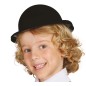 Bombin negro infantil flocado