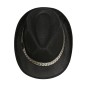 Sombrero gangster negro mascota