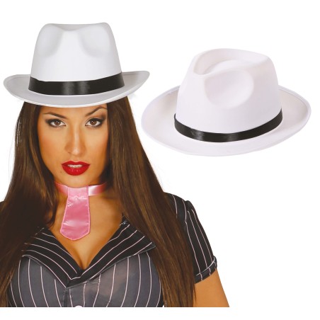 Sombrero gangster blanco alta calidad-El Informal Santander