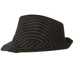 Sombrero ganster a rayas negro mascota-El Informal Santander