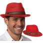Sombrero gangster rojo