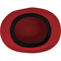 Flor para pelo sevilla roja lunares negros 13 cm -El Informal