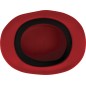 Flor para pelo sevilla roja lunares negros 13 cm
