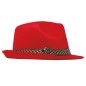 Sombrero gangster rojo