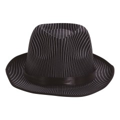 Sombrero gangster rayas negro alta calidad-El Informal Santander