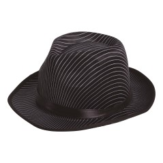 Sombrero gangster rayas negro alta calidad-El Informal Santander