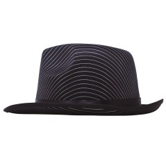 Sombrero gangster rayas negro alta calidad-El Informal Santander