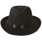 Sombrero ganster negro cinta negra michael
