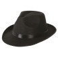 Sombrero ganster negro cinta negra michael