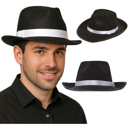 Sombrero rey del pop negro cinta blanca-El Informal Santander